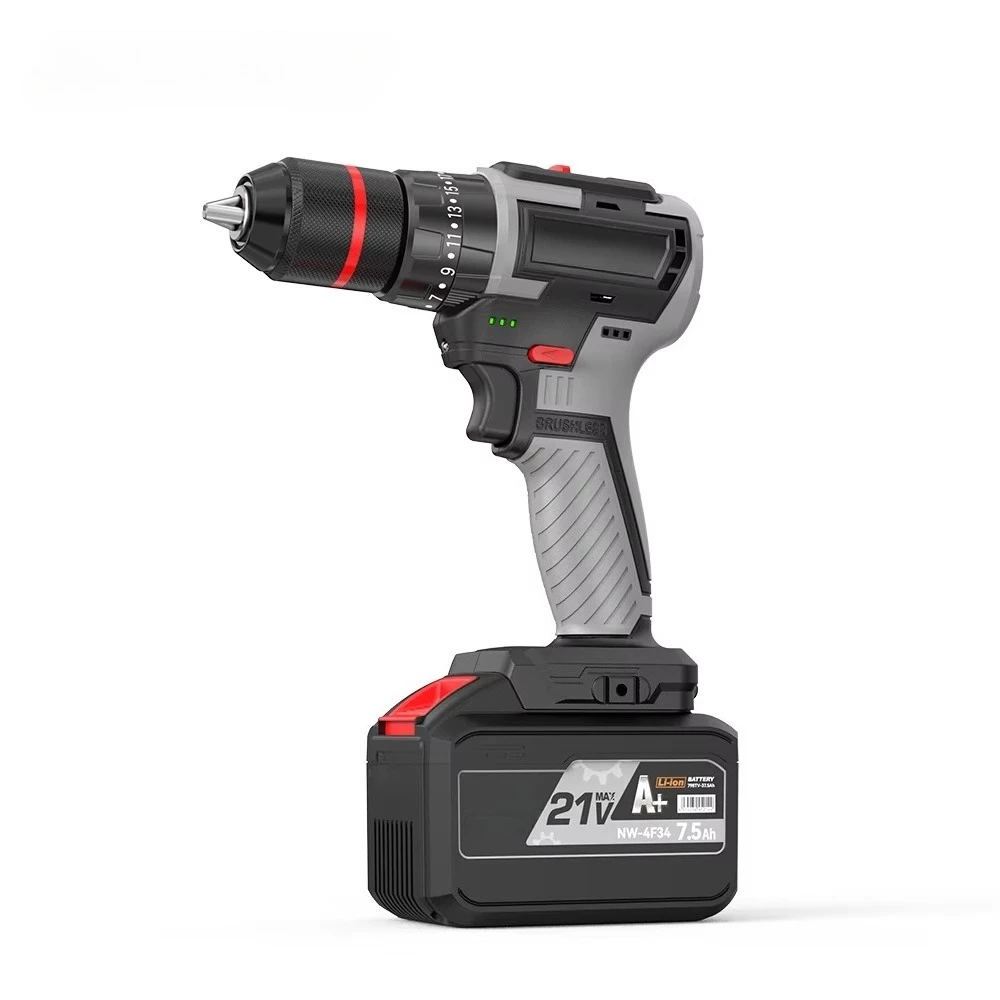 Customizable Multi-Function Home Hardware Kit Rechargeable Impact Drill Polisher Stainless Steel Minimum 1 Set OEM Hard Case