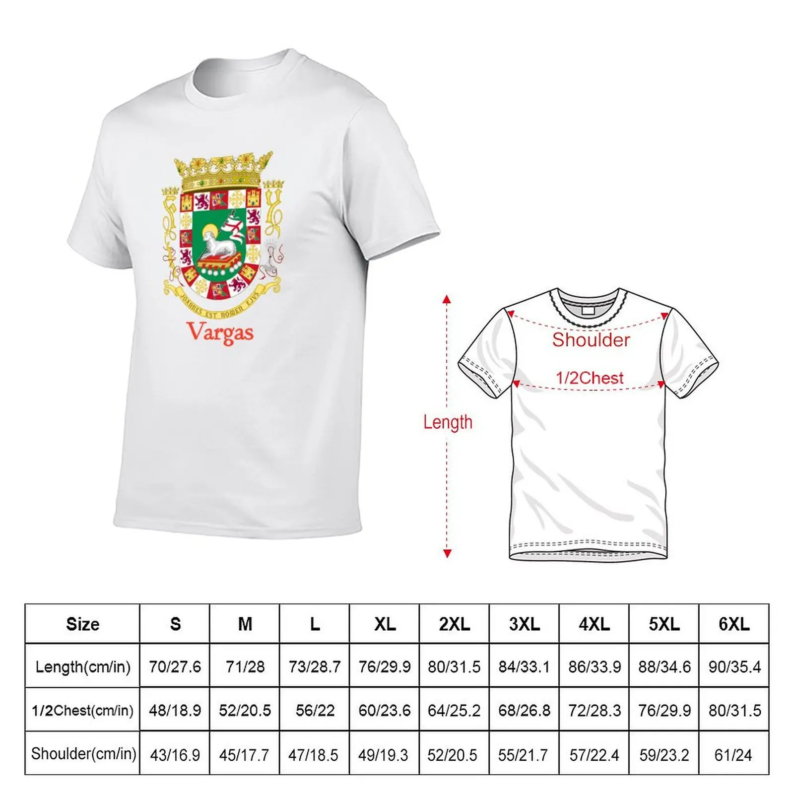 Vargas Shield of Puerto Rico T-Shirt Running Gym Short Sleeve Sports Tee