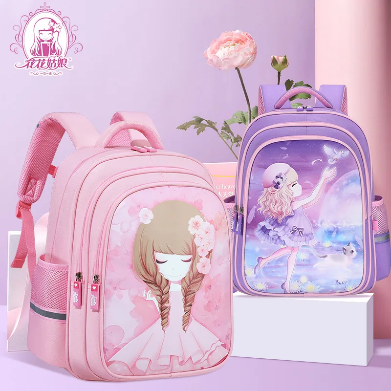 2024 New Waterproof Children School bags for Girls Orthopedic Backpack Kids Book Bags primary school Backpack schoolbag Mochilas