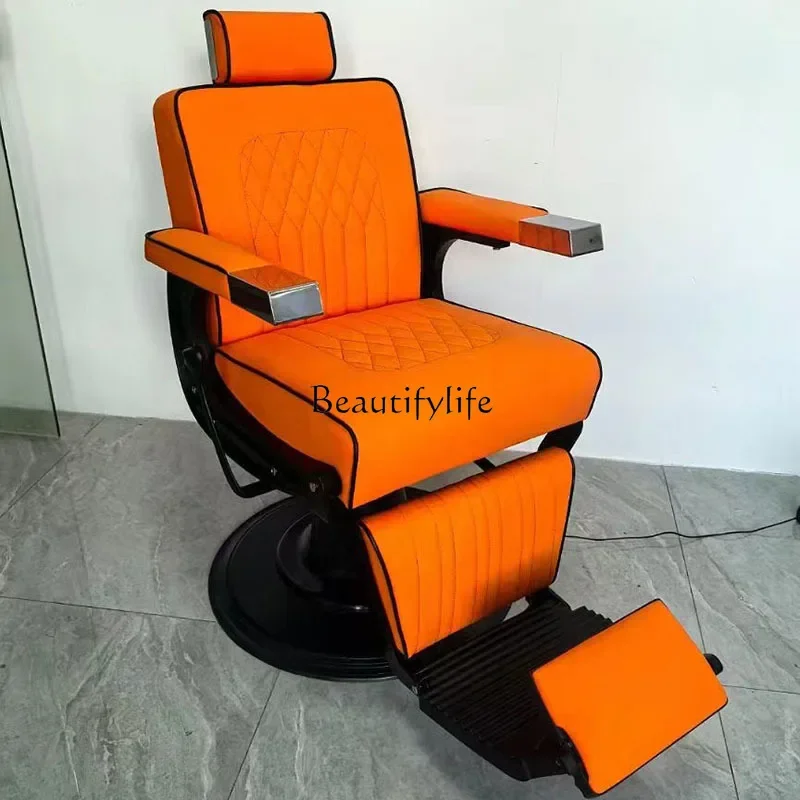 

02*With massage oil head, chair with USB port, charging, hair salon special reclining