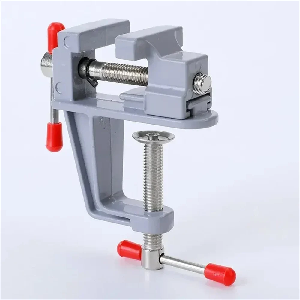 35MM Aluminium Alloy Table Bench Clamp for DIY Craft Mold Fixed Repair Toolmini Vise Multifunctional Bench Vise Table Screw Vise