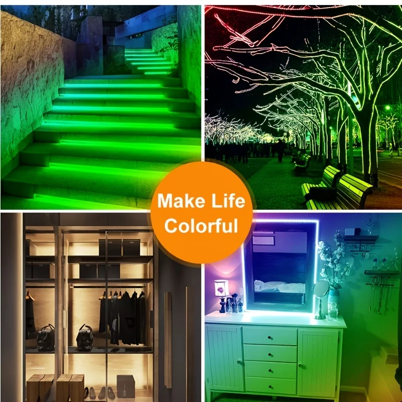 5050 SMD LED 스트립 조명, TV 블루투스 USB TV 백라이트 키트, 원격 5V RGB LED 램프 테이프, 홈 장식 조명 유연함