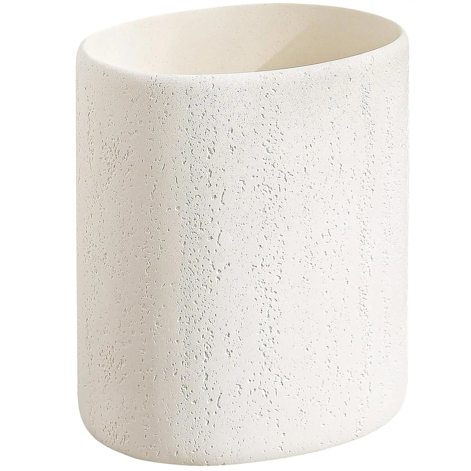 

Овальная мусорная корзина под камень объемом 6 литров для ванной, кухни, офиса, домашнего декора, белая корзина для отходов