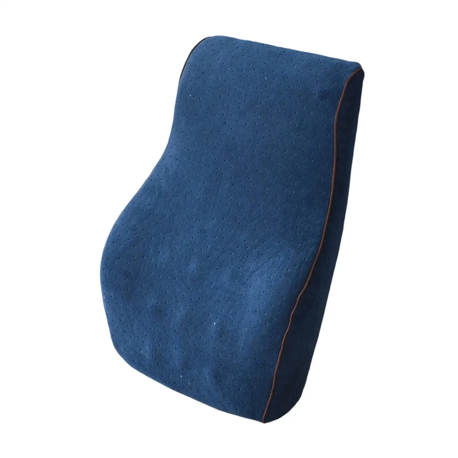 Ergonomic Back Support Pillow for Desk Chair Car Seat Memory Foam Cushion Breathable Washable with Adjustable Straps
