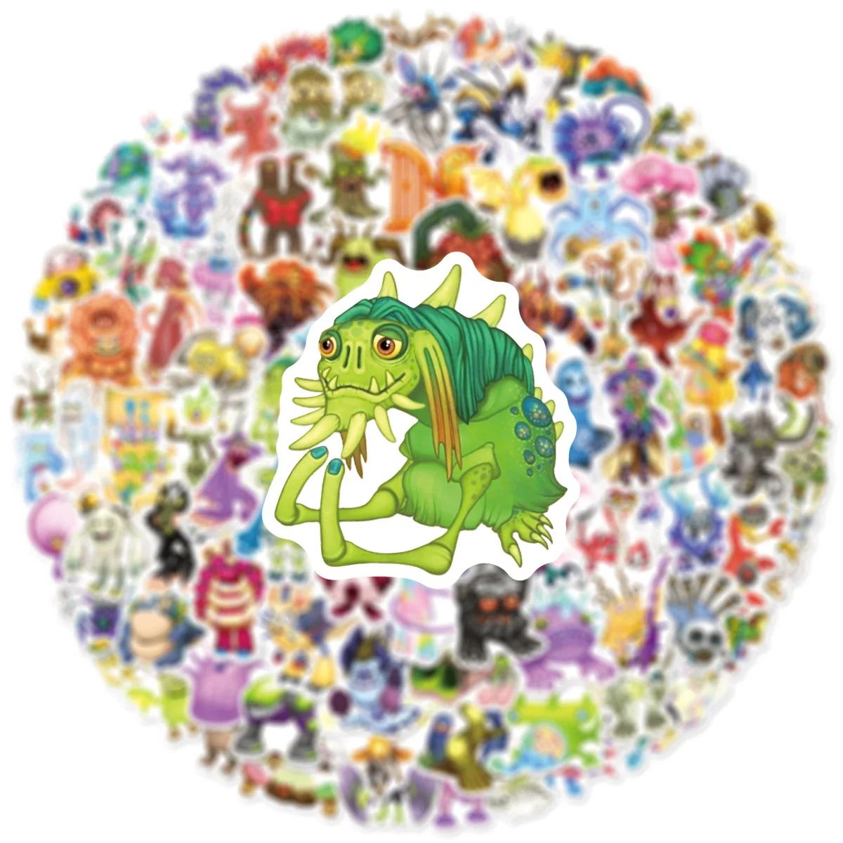 

10/50/100PCS My Singing Monsters Music Game Stickers Cartoon Creative Graffiti Decal Children's Toys Gifts for Desk Diary Bike