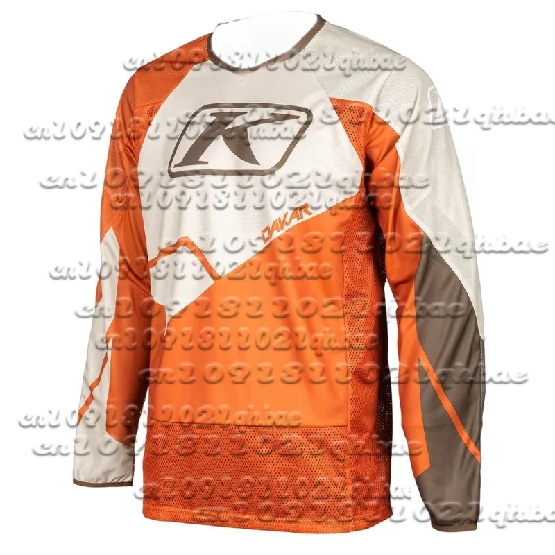 

New K-Klim Men and Women Motorcycle Racing Riding Suit Dakar Jersey Oversized Breathable Quick Drying Sports Long Sleeved Shirt