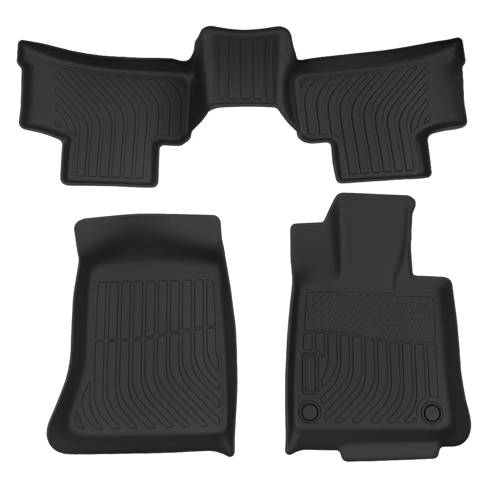 

All-Weather TPE Floor Mat for Mercedes-Benz GLC 2023-2025 Black Non-Slip