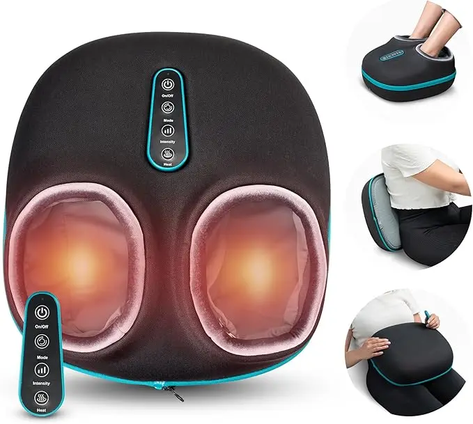 

Popular Hot sell Heat Air Compression New Cheap Rolling Shiatsu Personal Leg Circulation Foot Massage