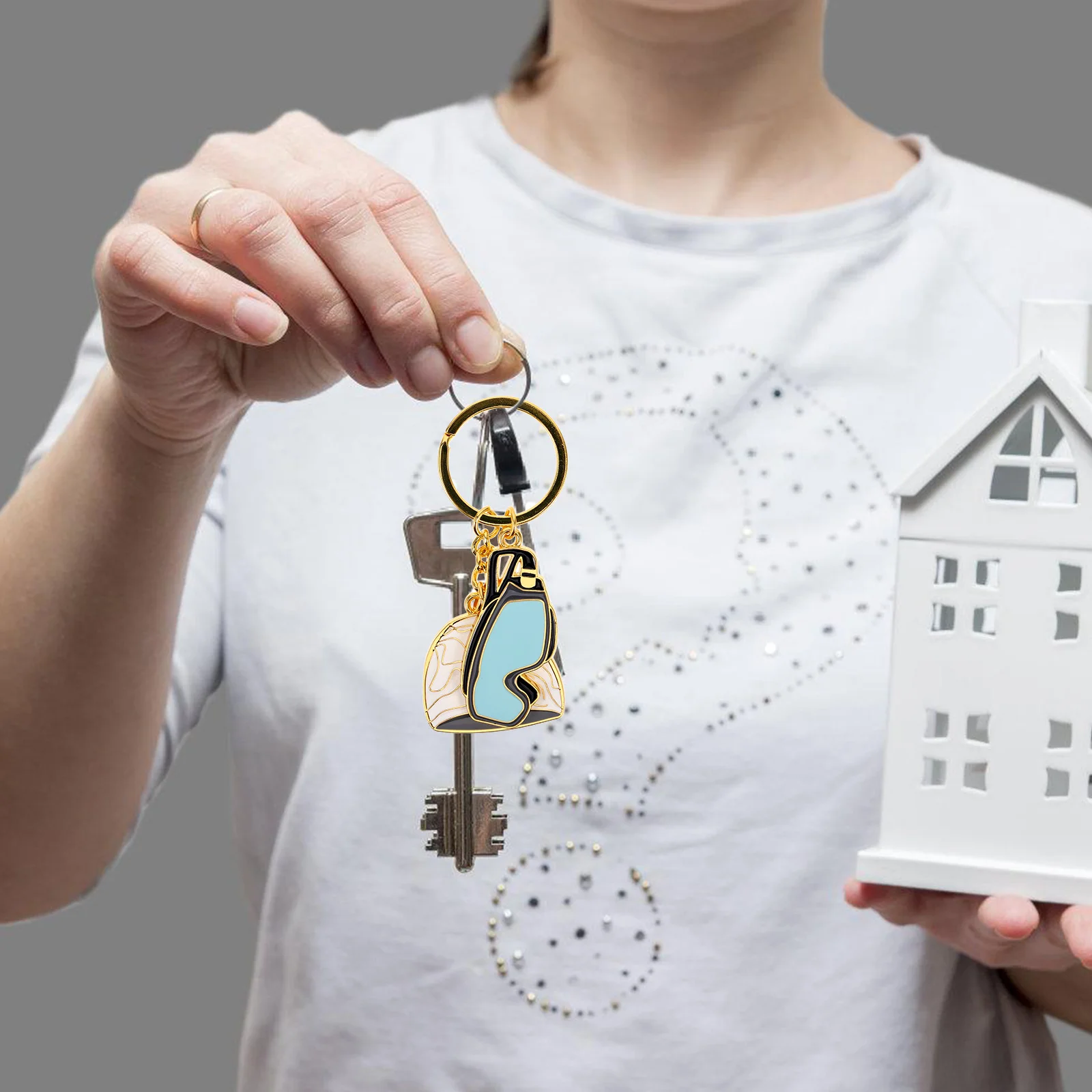 

Прекрасный кулон-пловец, спортивный брелок для ключей, украшение из сплава, подвеска для мужчин и женщин, брелок для бассейна, кулон, милый подвесной декоративный