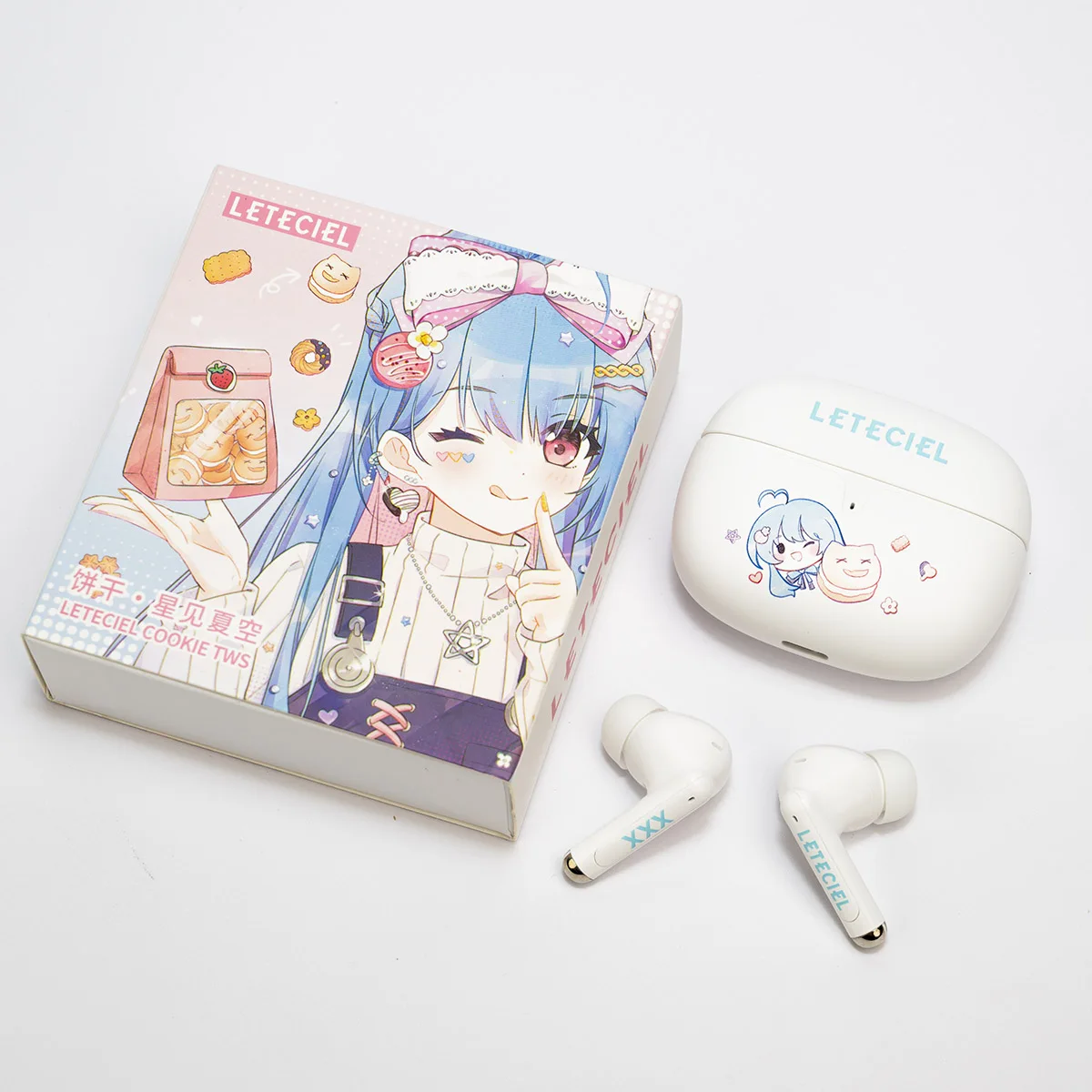 

LETECIEL COOKIE Gaming с низкой задержкой TWS True Wireless Bluetooth 5.4 Наушники Наушники с активным шумоподавлением