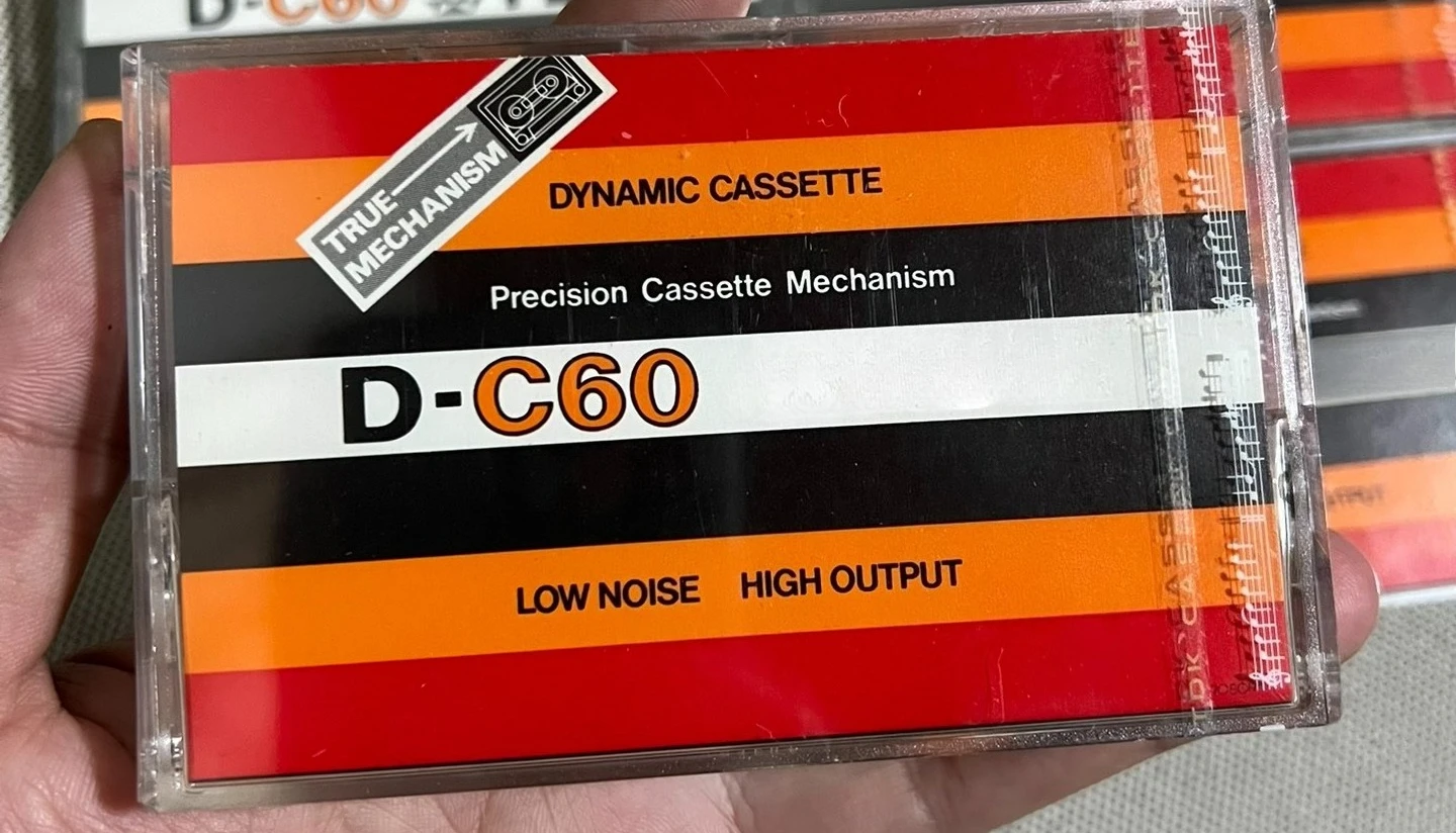 New and unopened blank tape for TDK D-C60