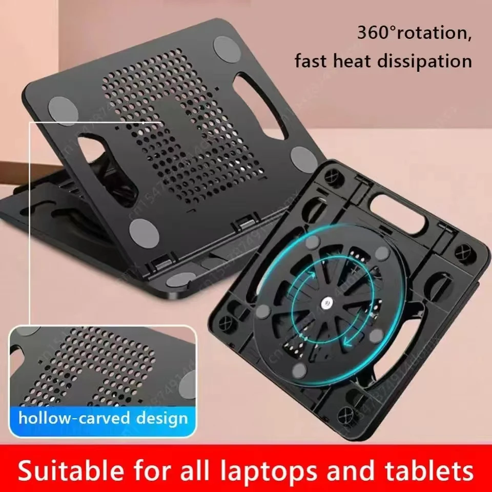 Foldable Laptop Holder Mobile Phone Bracket for Computer Cooling Bracket for Riser Table Adjustable Table Mount for MacBook PC