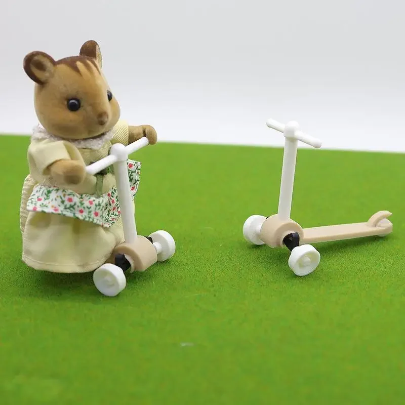 Desktop-Dekoration, Miniatur-Scooter-Modell, lustiges Spielzeug für Kindergeburtstage, komplizierte Puppenhaus-Zusatz