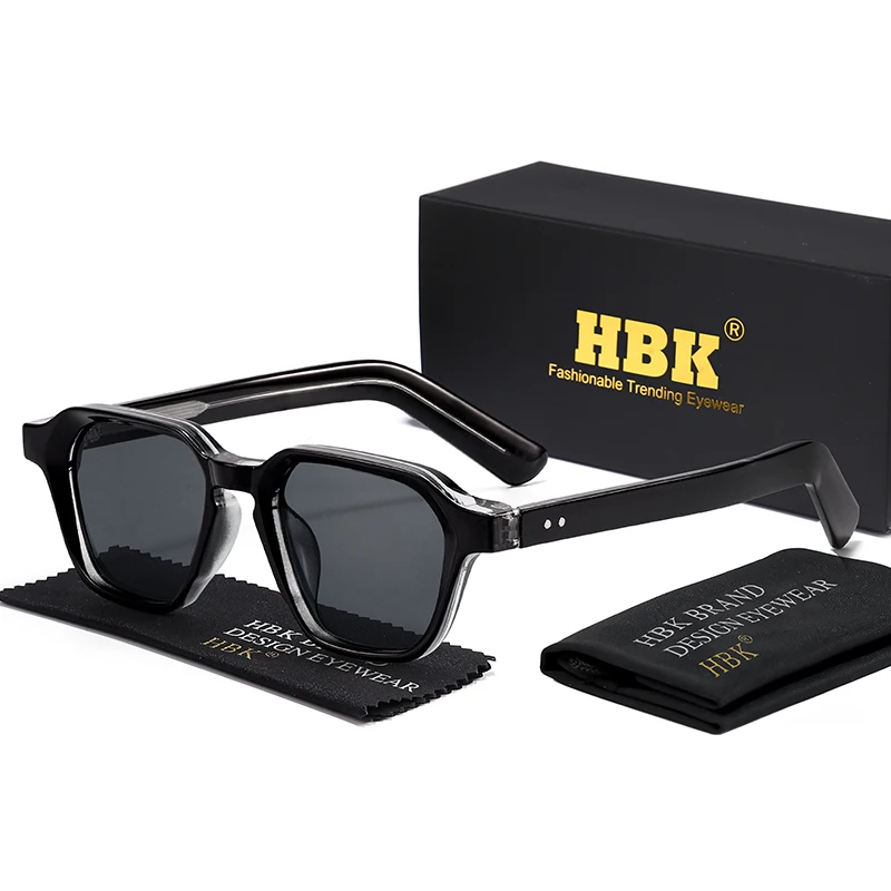 HBK Minimalistische Herren-Sonnenbrille, hochwertige quadratische Sonnenbrille für Damen, Outdoor-Reise, Party-Dekoration, UV400-Schutzbrille – Detail 11