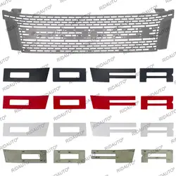 Black White Red 4 Letters for Modified Aftermarket Raptor Grill Grille PX1 DIY Upgrade Fit For RANGER 2012 2013 2014 T6