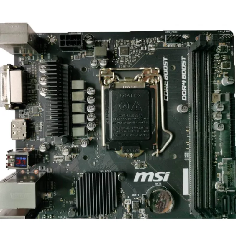 FOR MSI B360M-S02 Motherboard Supports 8/9th Generation CPU 9600KF 9700KF 9900K