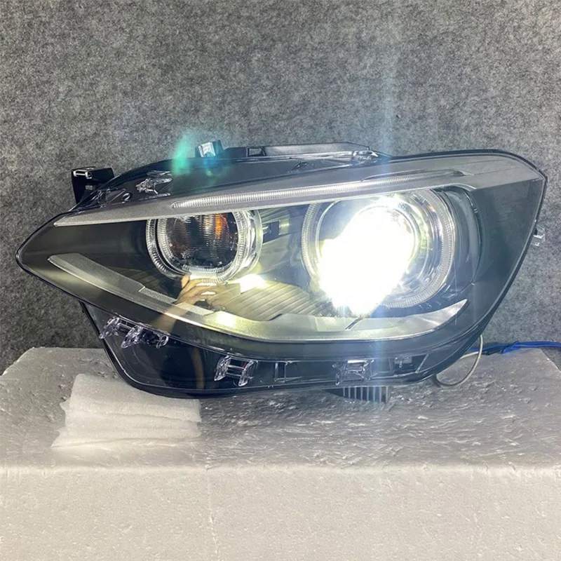 -For  Upgraded Xenon Headlight Assembly Angel Eye DRL Projector ABS Material 20W 12V for 1 Series F20 11-15^