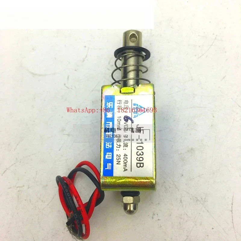 2026GOOD JF-1039B Frame Type Through Type DC Electromagnet Push-pull Type Electromagnet Suction 25N Stroke 10mm