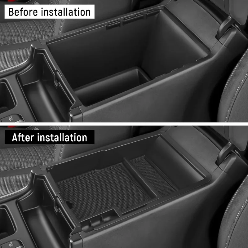 Center Console Organizer Compatible with Kia Sorento 2021 2022 2023 2024 2025 Accessories, Armrest Insert Tray Storage Coin Hold