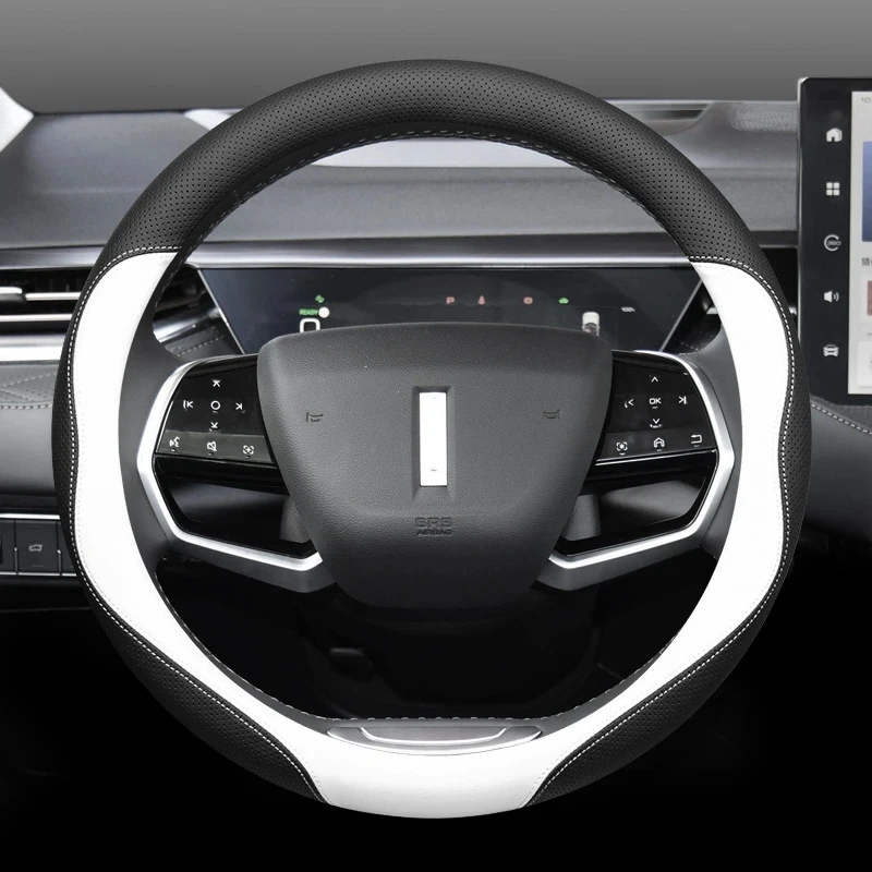 

Высококачественный кожаный чехол на руль автомобиля для Wey 05 Coffee 01 2023 2024 2025, защитная пленка, декоративные аксессуары