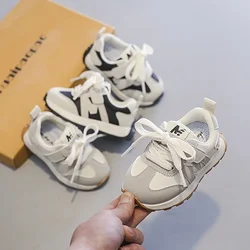 Zapatos deportivos para niños y niñas, calzado informal con gancho, antideslizante, de fondo suave, para caminar