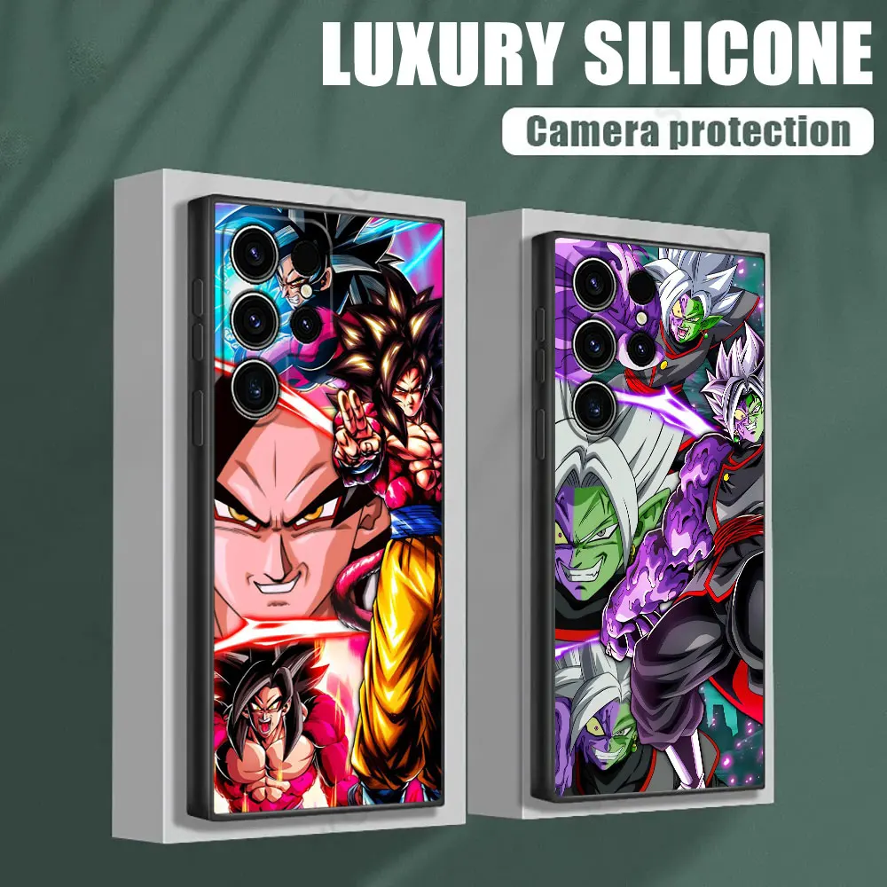

Dragons Balls Cool Cartoon Goku Phone Case For Samsung Galaxy S25 S24 S23 S20 S21 FE S26 S22 Ultra 5G S26 Plus S25FE Soft Cover