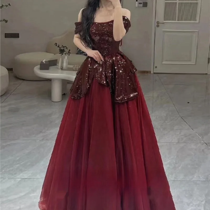

A toast to the new Burgundy dress