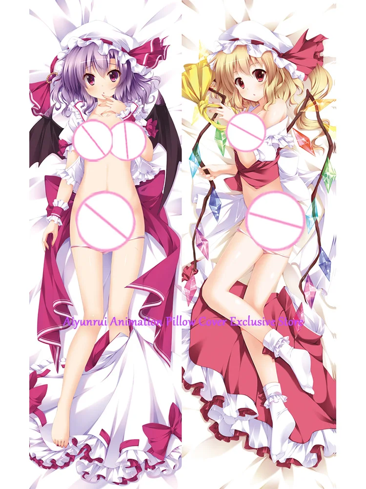 

Anime Pillow Cover Dakimakura Remilia Scarlet 2 Side Printed Hugging Body Pillowcase Cushion Cover Bedding Decor