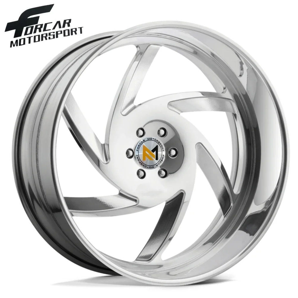 Forcar Full Chrome 6 Holes First-Rate High Quality Value-maintaining Passenger Car Forged Wheel