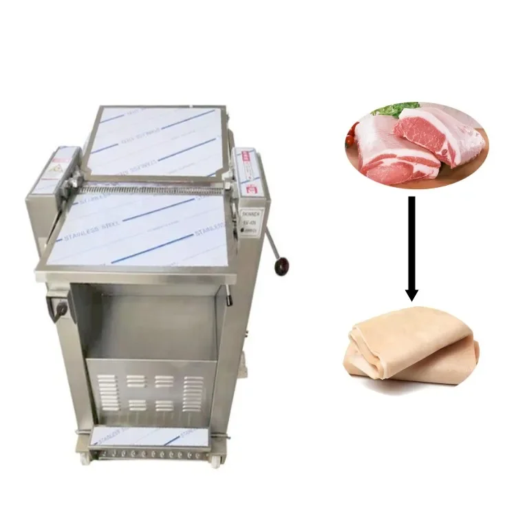 hot sale salmon fish skin removing machine Pork peeling and degreasing machine