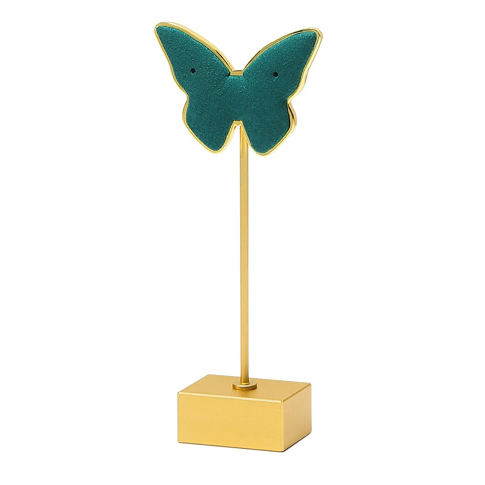 Fashion Butterfly Jewelry Organizer Metal Earrings Display Stand Showcase Tower for Women's Storage