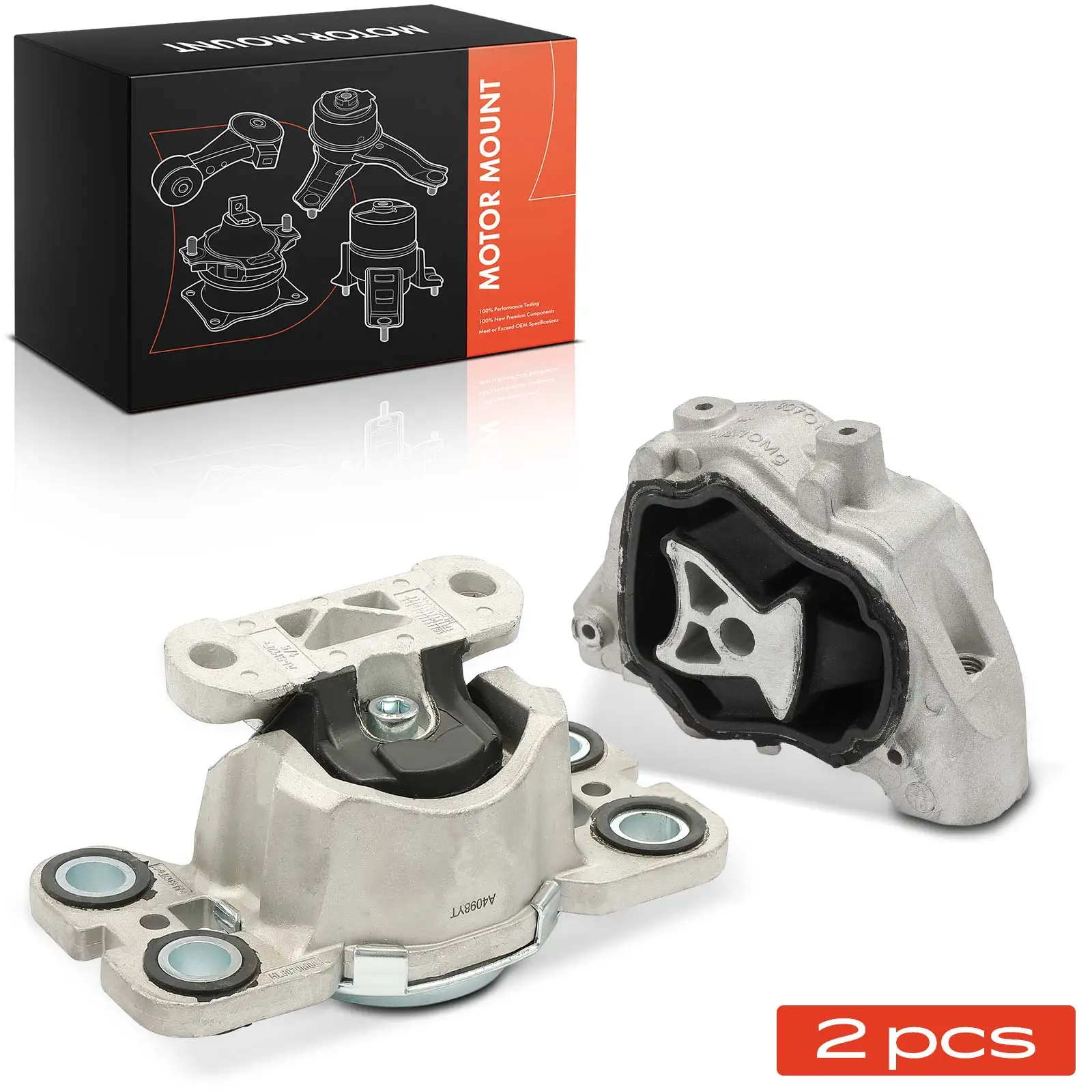 Frankberg 2x Motorlager Vorne und Hinten für Volvo S60 II S80 II V60 I V70 III XC60 XC70 II 2.0L 2.4L 2.5L 31257674 30681945