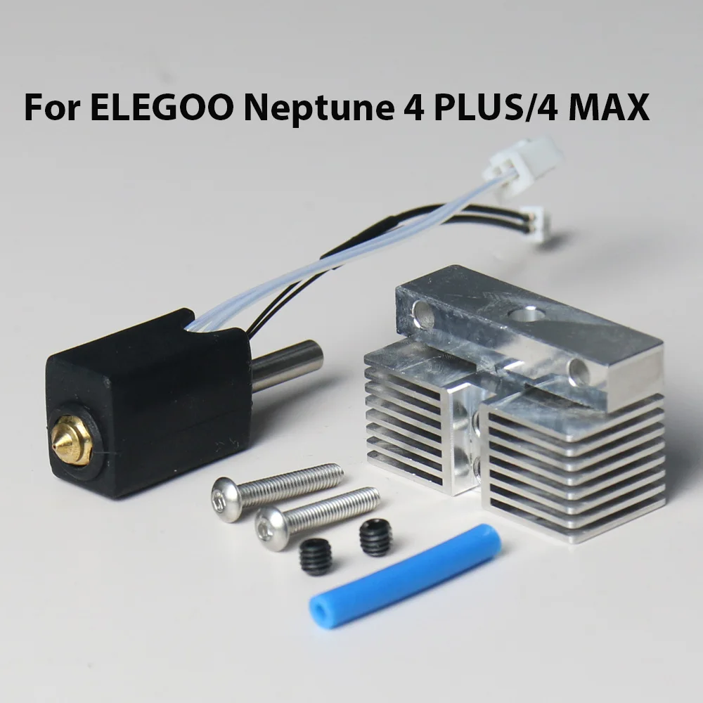 Hotend kit for ELEGOO Neptune 4 PLUS/4 MAX 3D Printer Fully Assemble All-Metal Hotend with Nozzle 3D Printer Accessorie