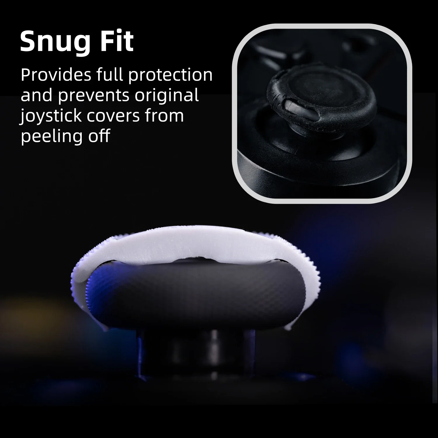 Skull & Co. Set di impugnature per pollice con cappuccio convesso per joystick per controller ROG XBOX Ally X e Xbox