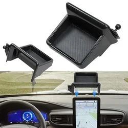 For Ford Explorer 2020-2024 Car Navigation Screen Rear Storage Box Holder Tray Replacement Parts Car Interior Accessories