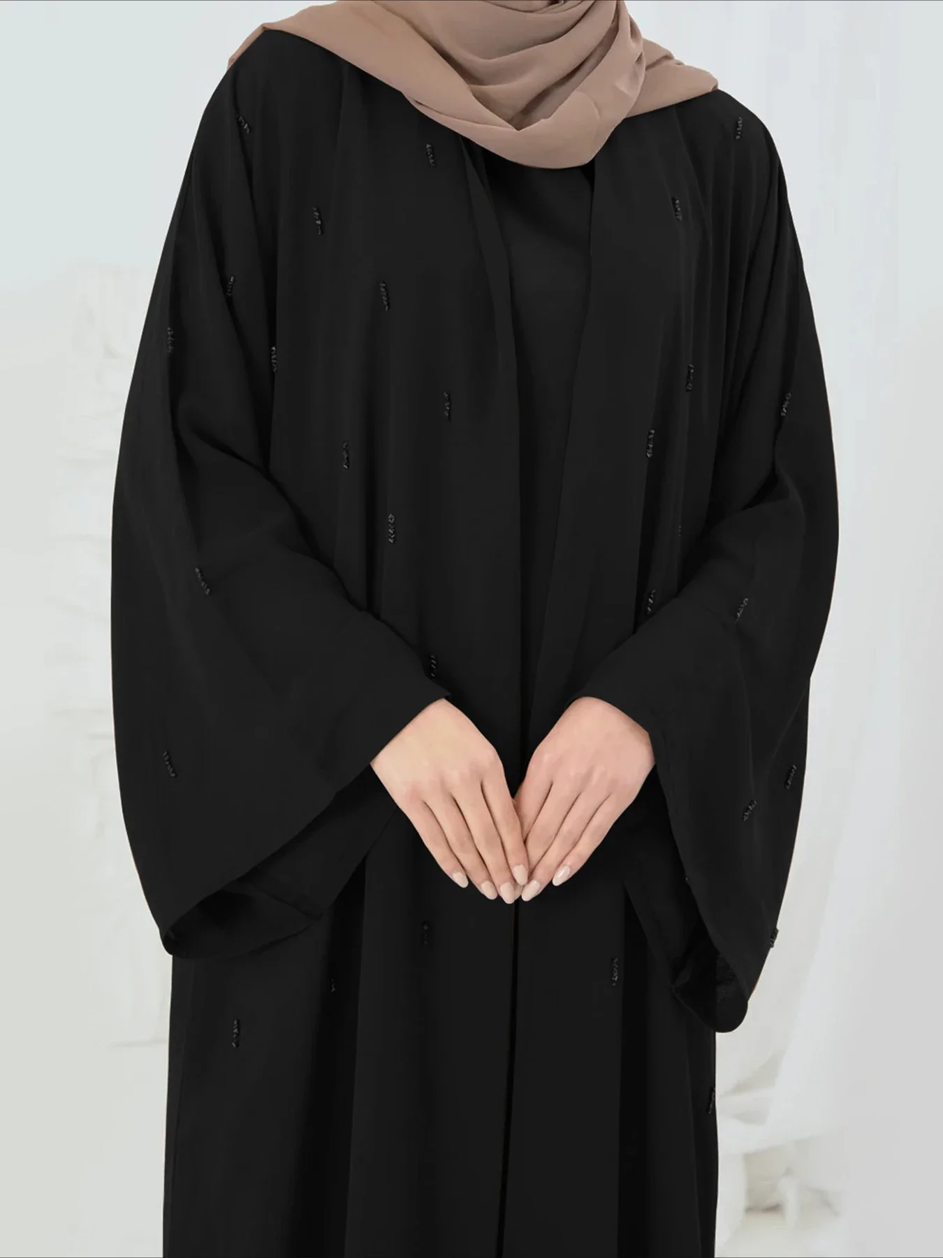 Eid Muslim Women Abaya Party Dresses Beading Cardigan 2026 Jalabiya  Abayas Kaftan Arab Long Robe Ramadan Morocco Dubai Islam