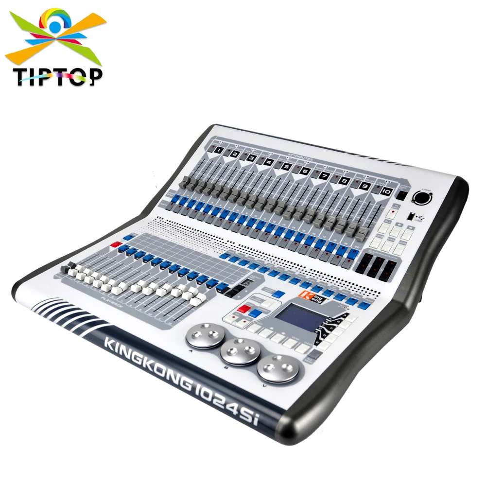 TIPTOP KINGKONG 1024SI Stage Lighting Controller Par Light Moving Head Light DMX Console Flightcase Pack Professional Stage Dj