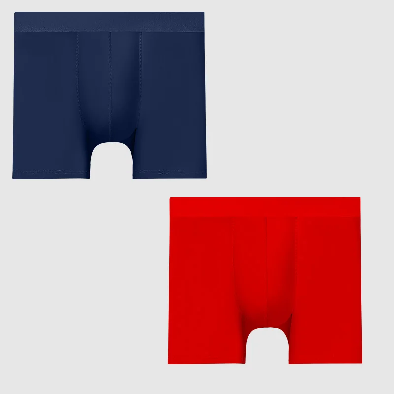 

2 шт. Мужское спортивное нижнее белье из ледяного шелка, летние тонкие, дышащие трусы для бега с защитой от истирания, трусы с промежностью