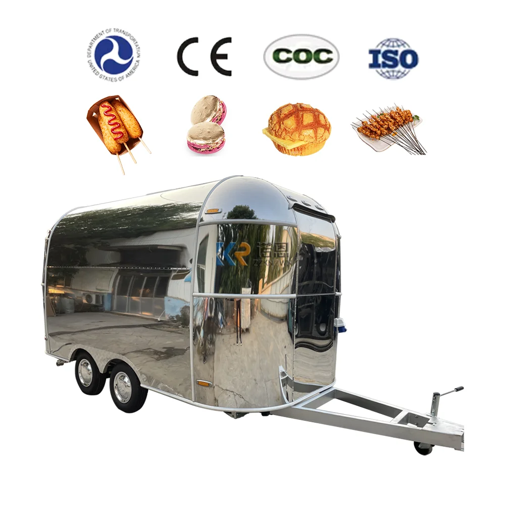 BBQ Food Truck Cart Pizza Burger Ice Cream Coffee Custom Food-Truck Van Manufacture For Sale Turkey Food Trailer