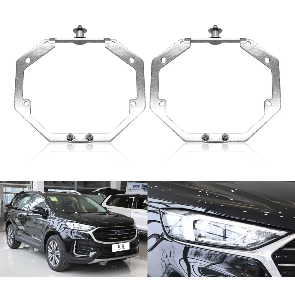 

TAOCHIS Car light retrofit Holder upgrade headlights adapter frame Bracket for Ford Mondeo LED 2013-2016 AFS Edge LED 2015-2018