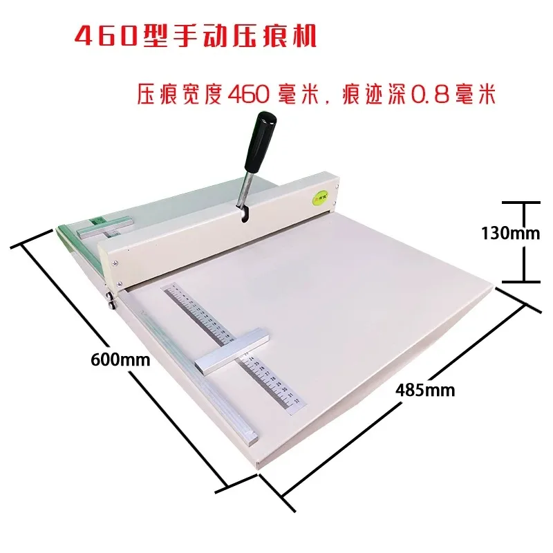 Y350/H460 Manual Paper Creasing Machine With A Crease Length Of 351mm DIY Album Cover A3A4 Paper Indentation