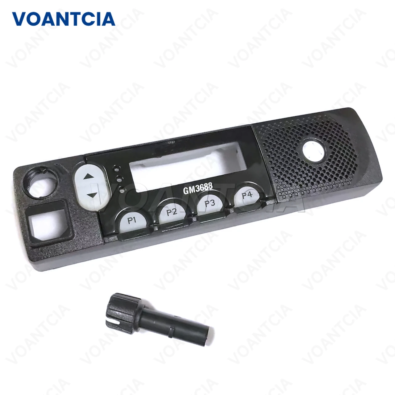 

2sets Replacement Top Housing Case Cover Keypad Knob for GM3688 Mobile Portable Radio