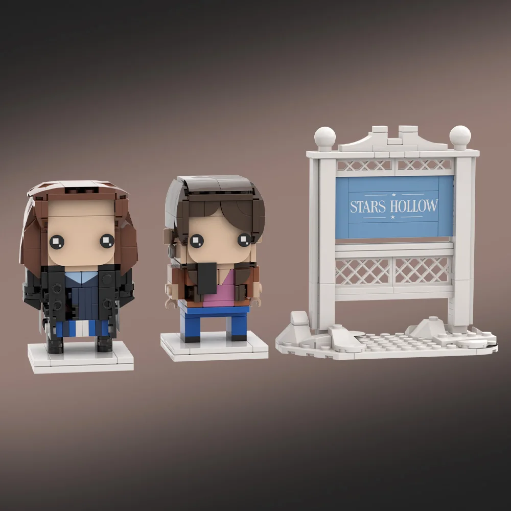 

Gobricks MOC Movie Gilmore Girls Figure Building Blocks Model Gilmore Girls Lorelai and Rory Action Figures Bricks Assemble Toys