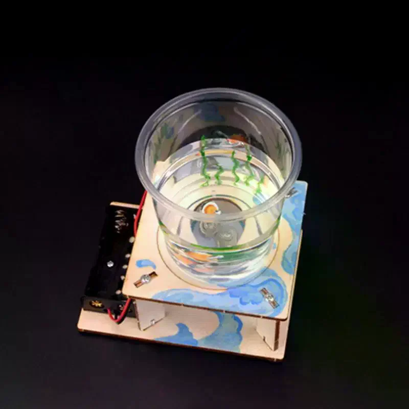 

1 комплект, детские забавные игрушки для начальной школы, физика, электрическая водная научная игрушка, Торнадо, учебные пособия для занятий ручной работы