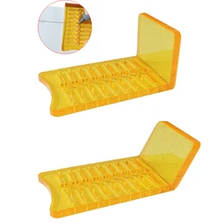 90/140 Degree Plastic Squeegee Sticker Decal Cut Knife Measure Sign Making Tool Carbon Fiber Tint Window Car Vinyl Film Wrapping