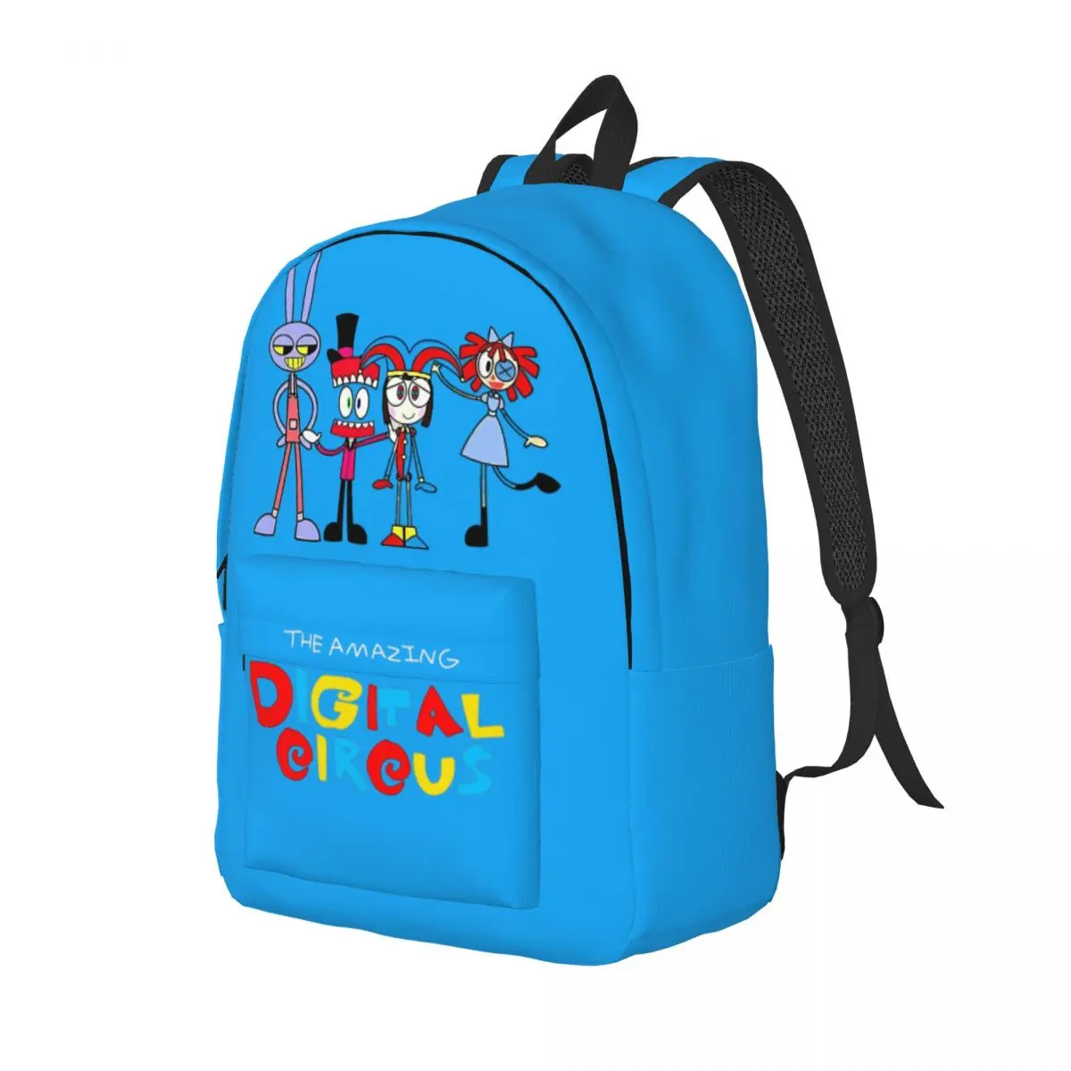 The Amazing Digital Circus Backpack for Kindergarten Primary School Student Pomni Jax Bookbag Boy Girl Kids Daypack Hiking