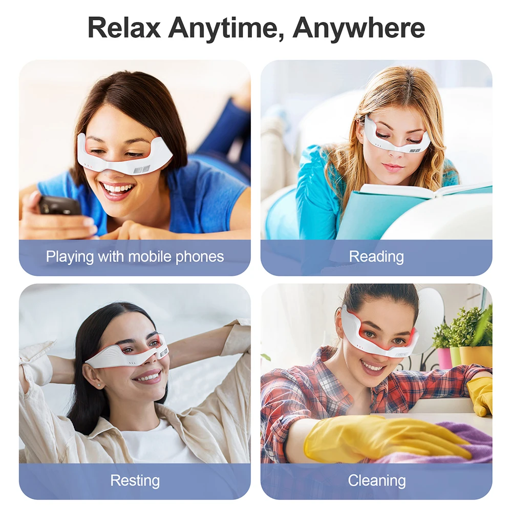 Dispositif de Massage des yeux, soins oculaires, Lifting, raffermissement des cernes, élimination des poches oculaires