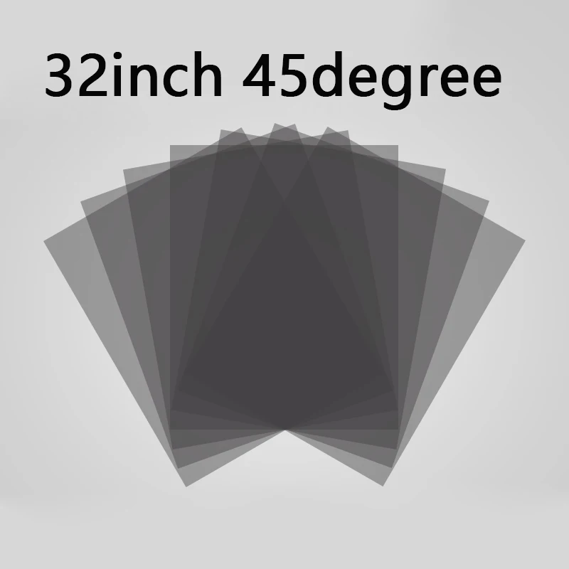 New 32-inch 45 degree polarizing film LED/LCD Polarizer Film for IPS LED LCD Screen for TV 32inch 45degree 71x40.5cm
