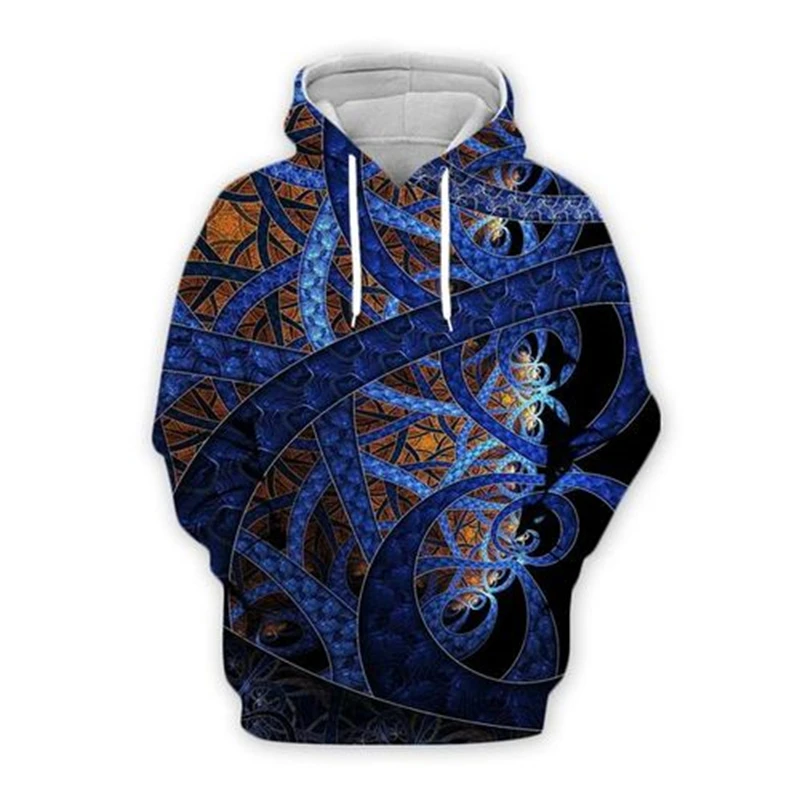 3d Retro Abstract Print Men's New Hoodies Harajuku Style Men And Women Colorful Psychedelic Sweatshirt Pullover Oversized Hooded