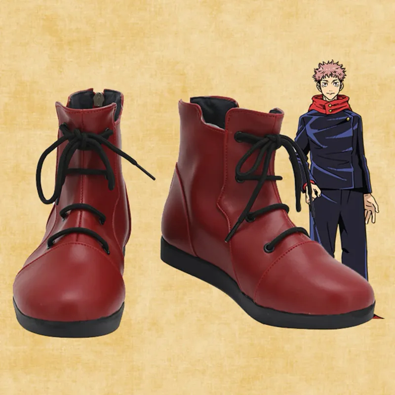 Anime Jujutsu cos Kaisen Yuji Itadori Cosplay Schuhe Stiefel Halloween Kostüme Zubehör nach Maß